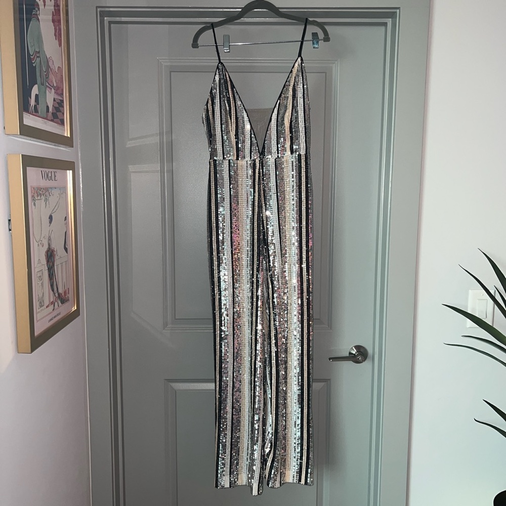NBD (from revolve) sequin jumpsuit